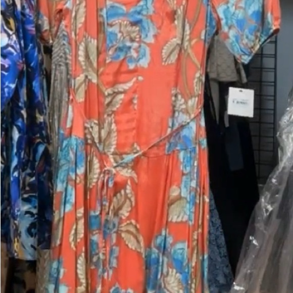 The Good Journey Floral Pink and Blue Dress - Picture 4 of 4